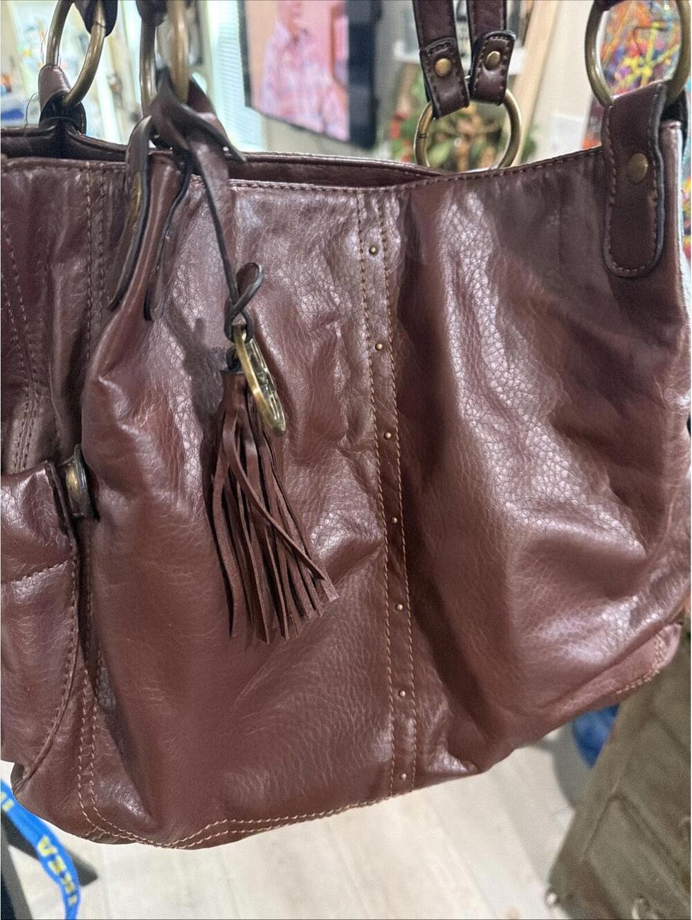 Relic Purse Satchel Leather Brown Vintage?